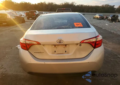 2015 Toyota Corolla L z USA, uszkodzony, nr VIN 2T1BURHE8FC314558